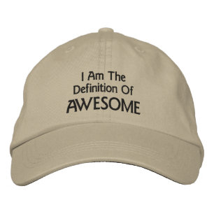 I Am Awesome Embroidered Hat