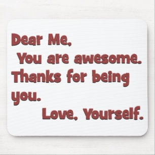 I am awesome mouse pad