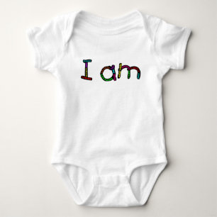 I am baby jersey bodysuit