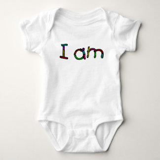 I am baby jersey bodysuit