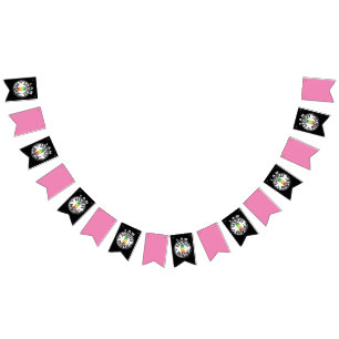 I am battery driven  bunting flags