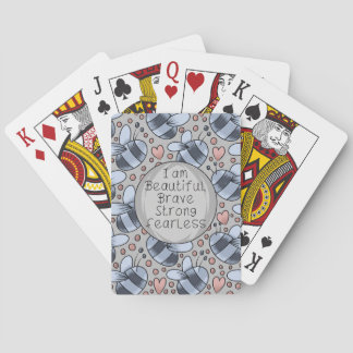 I am beautiful playing cards