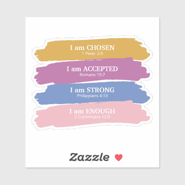 I am Bible Verses Personalized (Sheet)