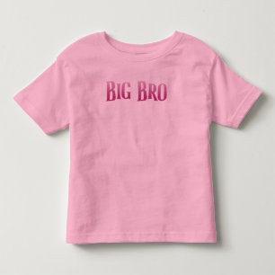 I am big brother cute pink loving kids toddler t-shirt