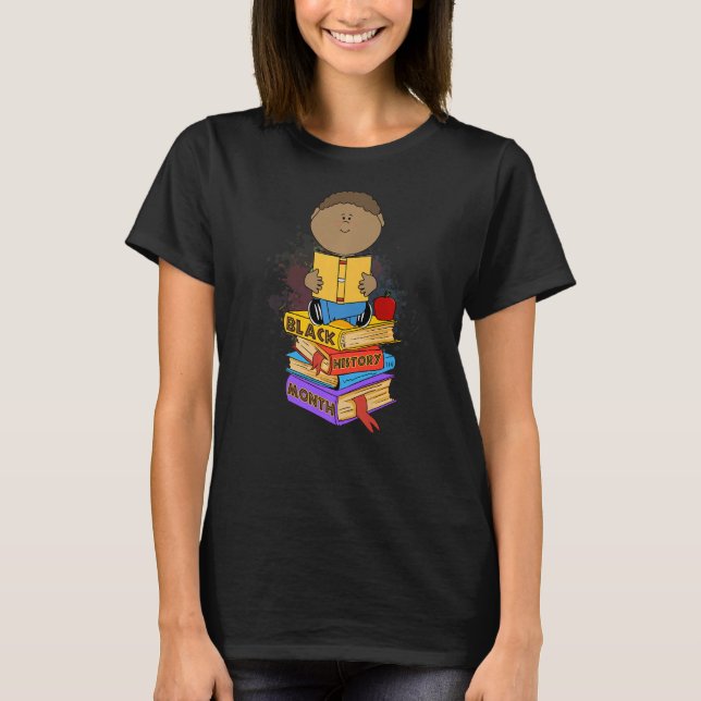 I Am Black History African American Black Pride bo T-Shirt (Front)