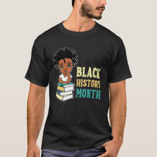 I Am Black History African American Black Pride bo T-Shirt