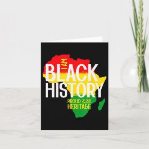 I Am Black History - African Civil Rights - Junete Card
