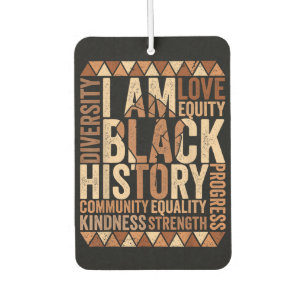I AM BLACK HISTORY AIR FRESHENER