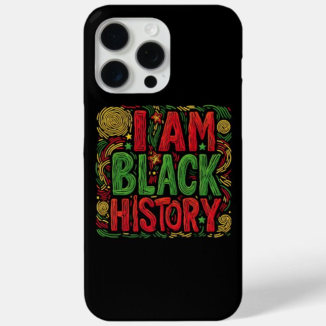 I Am Black History - Black Activism Case-Mate iPhone Case (Back)
