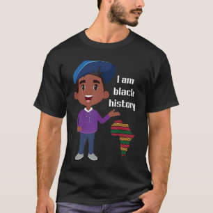I Am Black History  Black Ancestry African America T-Shirt
