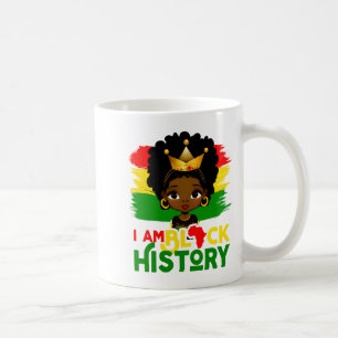 I Am Black History Black History African American  Coffee Mug
