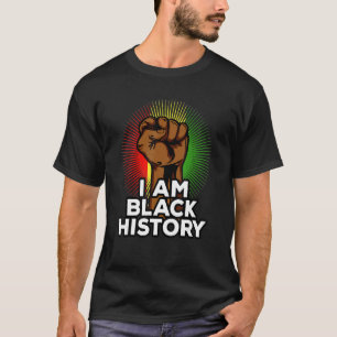I Am Black History, Black History Month Costume T-Shirt