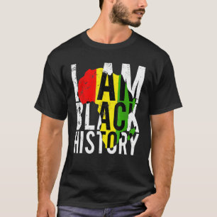 I Am Black History Black History Month & Pride Gif T-Shirt