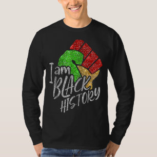 I Am Black History Black History Month Pride T-Shirt