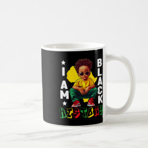 I Am Black History Black King Sungles Kids Toddler Coffee Mug