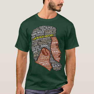 I Am Black History Black Man T-Shirt