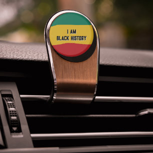 I Am Black History Flag Magnet