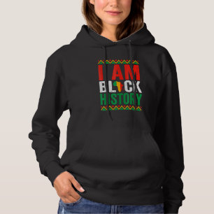 I Am Black History for Kids Boys Black History Mo Hoodie