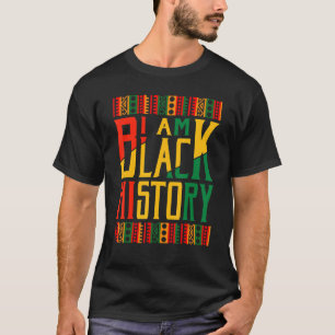 I Am Black History Groovy Retro Black History Mont T-Shirt