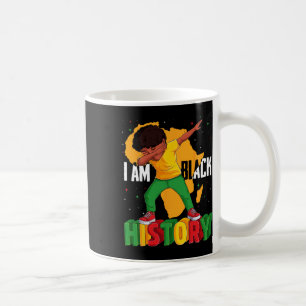 I Am Black History Kids Boys Men Black History Mon Coffee Mug