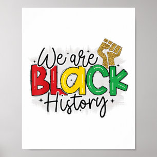 I Am Black History Melanin Men Women Kids Pizazz ( Poster