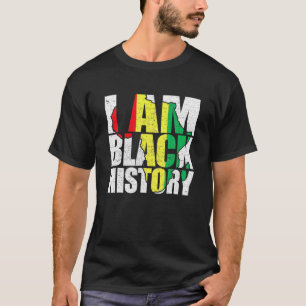 I Am Black History Melanin Pride History Month Men T-Shirt