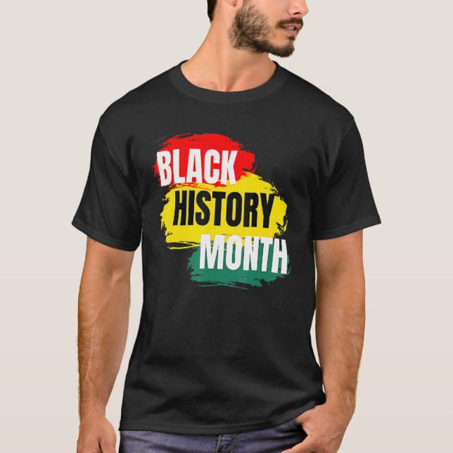 I Am Black History Month African American Pride Ce T-Shirt (Front)