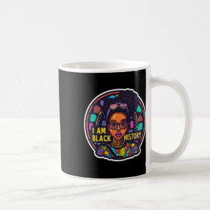 I Am Black History Month African Pride Black Fist Coffee Mug