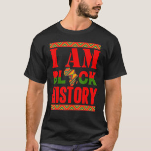 I Am Black History Pride African Celebration Vinta T-Shirt