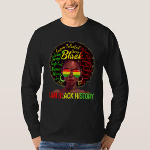 I Am Black History Queen Melanin African American T-Shirt