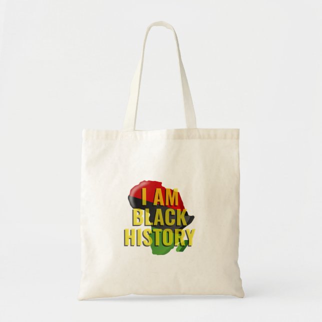I Am Black History Tote Bag (Front)