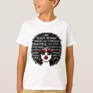 I Am Black Woman Queen African-American History Mo T-Shirt