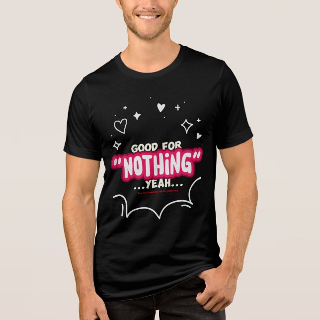 I Am Both Happening and Non-Happening Tri-Blend Shirt (Front)