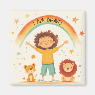 I Am Brave - Kids Affirmation Magnet