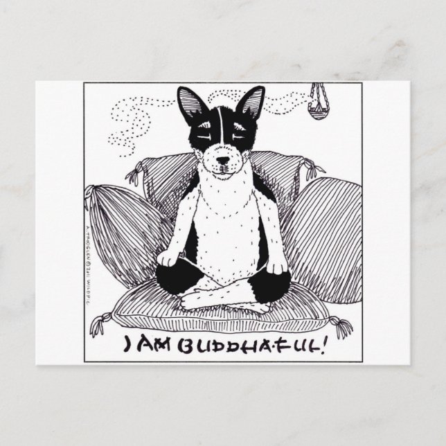 I Am Buddha-ful Postcard (Front)