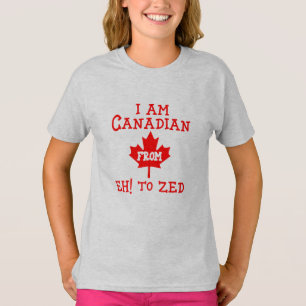 I Am Canadian from Eh! to Zed - Kids T-Shirt