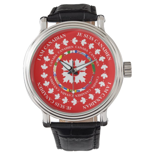 I am Canadian / Je Suis Canadien Watch (Front)