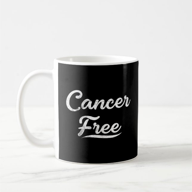 I Am Cancer Free Coffee Mug (Left)