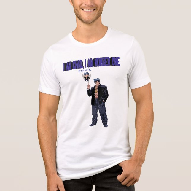 I AM CHAD, I AM NUMBER  ONE Tri-Blend SHIRT (Front)