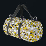 I Am Charlie Brown Pattern Duffle Bag<br><div class="desc">Take a look at this super cute design featuring Charlie Brown in a Charlie Brown World.</div>