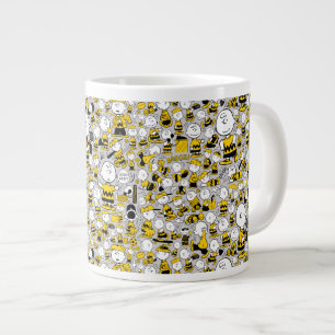 I Am Charlie Brown Pattern Large Coffee Mug