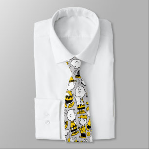 I Am Charlie Brown Pattern Tie