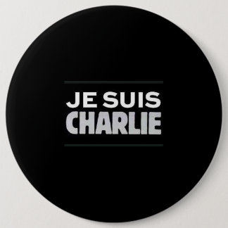 I am Charlie swipe in 6 Inch Round Button
