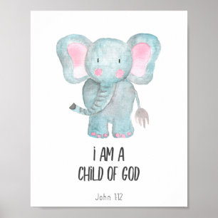 I am Child of God Bible Verse Kids Decor