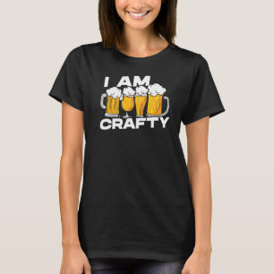 I Am Crafty Brewing Homebrewing Brewery Craftbeer T-Shirt