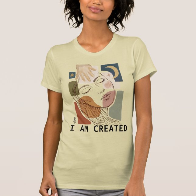I AM CREATED - By Design T-Shirt (Front)