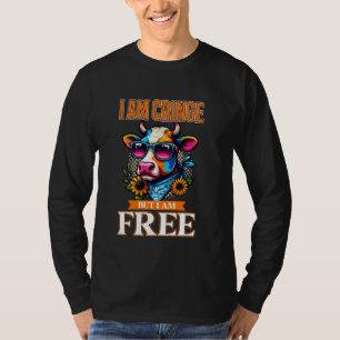 I am Cringe But I am Free tee Funny Cow