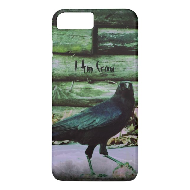 I Am Crow - Green iPhone 7 plus Case (Back)