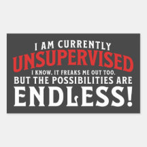 I Am Currently Unsupervised