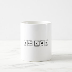 I am Cute Periodic Table Coffee Mug